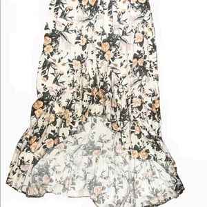 American Eagle Hi-Low Floral Skirt